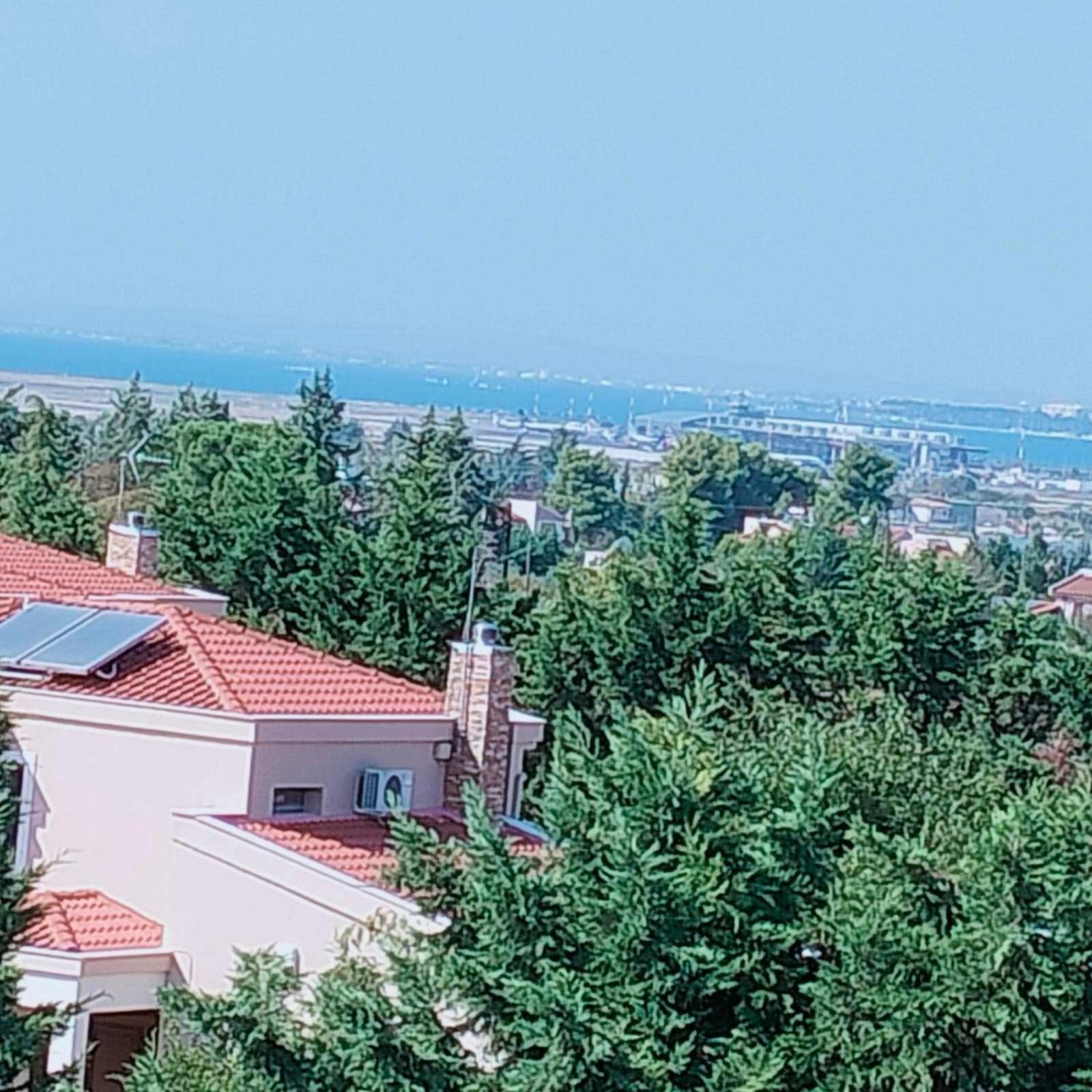 Luxury Appartment, Only 7 Minutes From Thessaloniki Airport And 15 Minutes From City Center ,For 8-23 People Also For Gatherings And Parties Neon Rysion Exterior foto